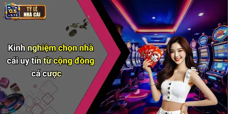 Kinh nghiệm chọn nhà cái uy tín từ cộng đồng cá cược