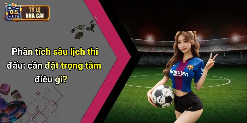Phân tích sâu lịch thi đấu: cần đặt trọng tâm điều gì?