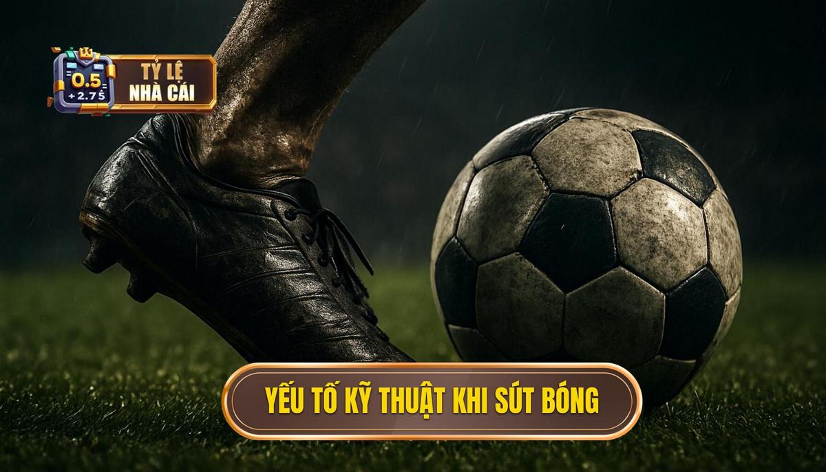 Các Yếu Tố Kỹ Thuật Chủ Chốt Khi Thực Hiện Kỹ Thuật Sút Bóng Bằng Đầu Ngón Chân