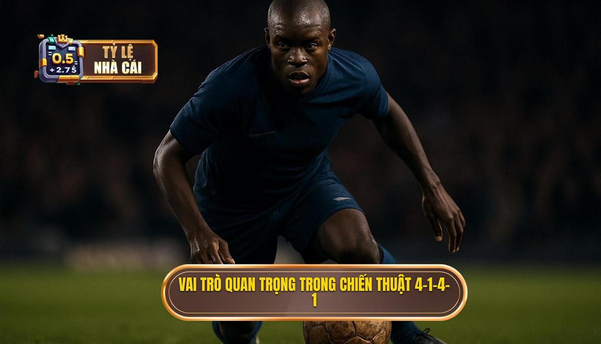 Vai trò then chốt của từng vị trí trong chiến thuật 4-1-4-1
