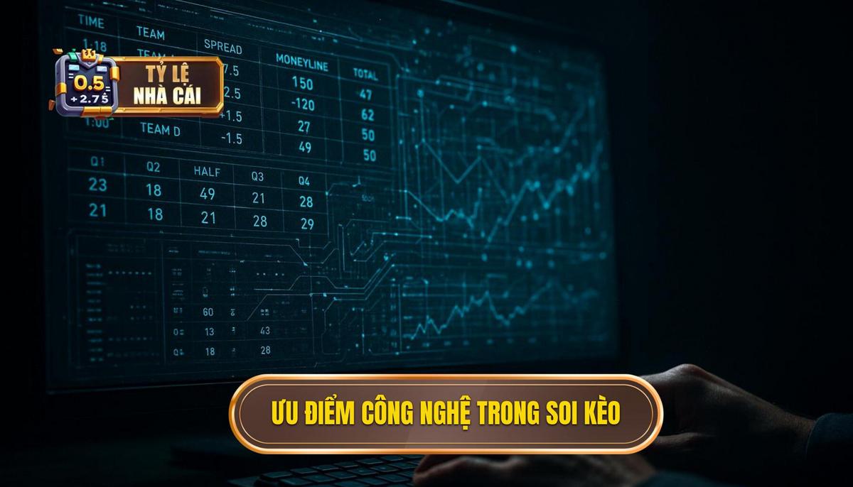 Phân tích ưu điểm vượt trội khi ứng dụng công nghệ vào soi kèo