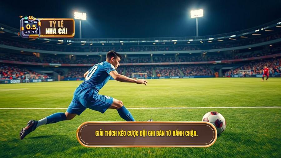1. Giải thích kèo cược đội ghi bàn từ đánh chặn.