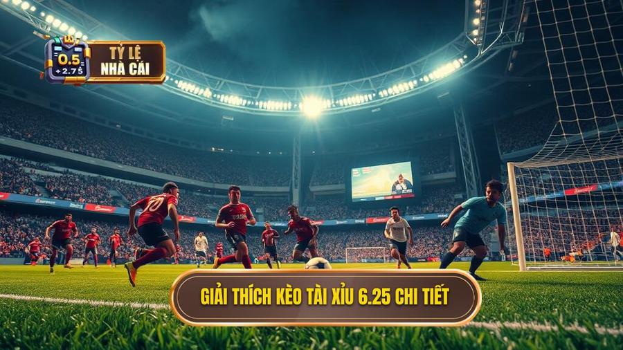 1. Giải thích kèo tài xỉu 6.25 chi tiết