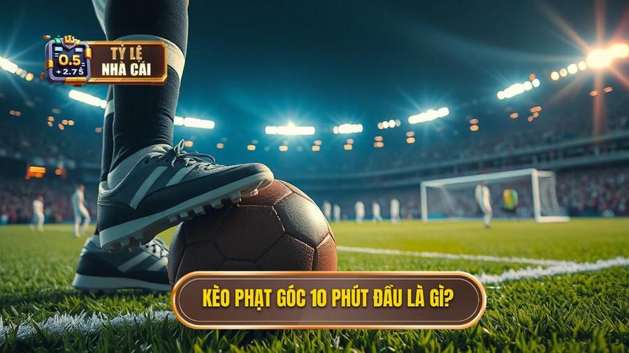 1. Kèo phạt góc 10 phút đầu là gì_