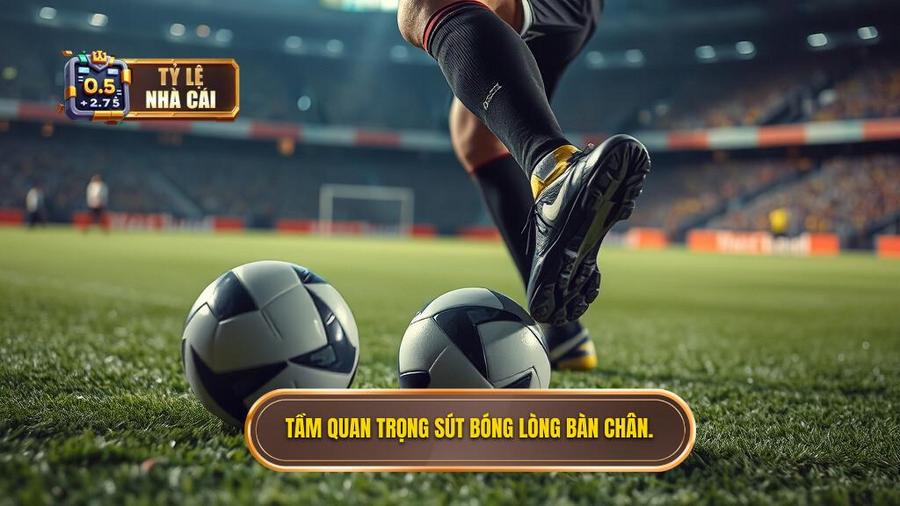 1. Tầm quan trọng sút bóng lòng bàn chân.