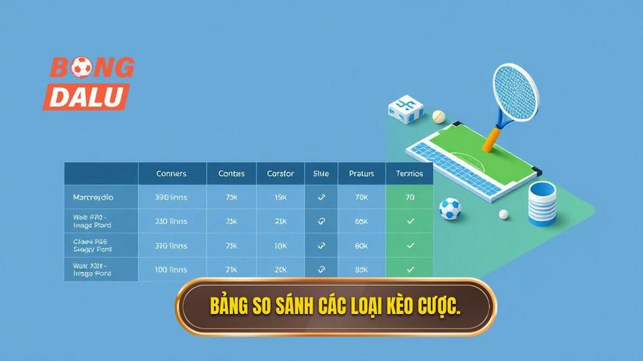 3. Bảng so sánh đặc điểm các loại kèo tại Premier League