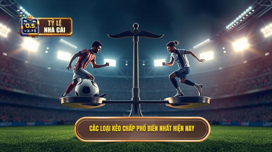 Các hình thức kèo chấp phổ biến nhất hiện nay