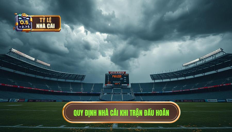 Quy định chung của nhà cái về trận đấu bị hoãn