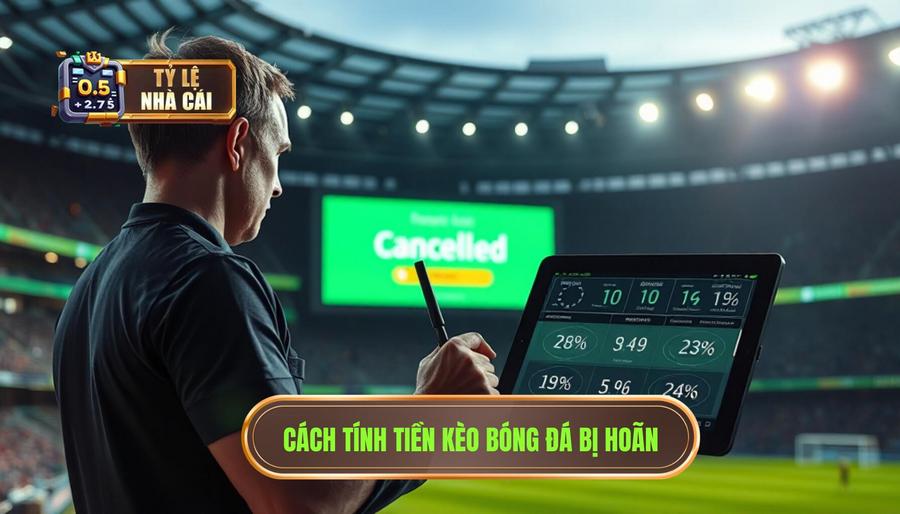 Chi tiết cách tính tiền khi kèo bóng đá bị hoãn cho từng trường hợp