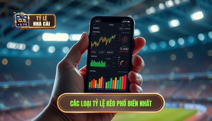 Các loại tỷ lệ kèo phổ biến nhất trên thị trường hiện nay